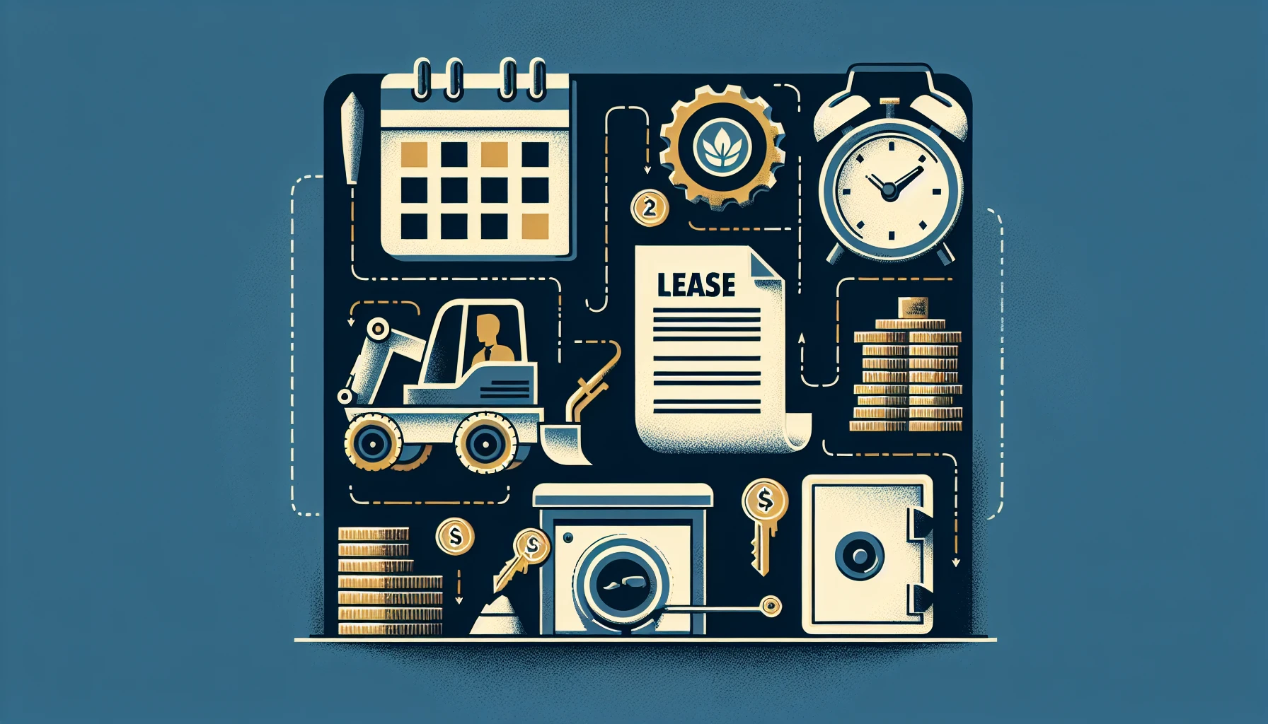 Equipment lease agreement components